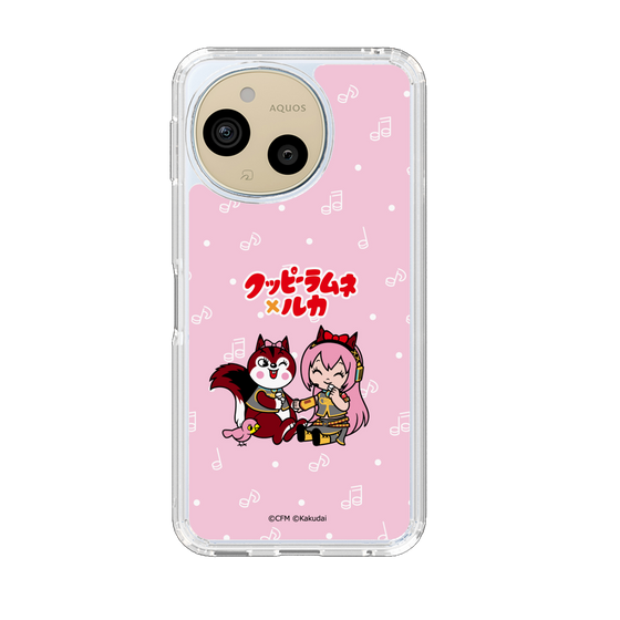 スリムプロテクションケース［ 初音ミク×クッピーラムネ - 巡音ルカ×ラム - デフォルメイラスト ］