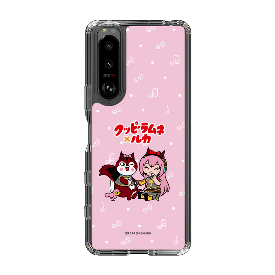 スリムプロテクションケース［ 初音ミク×クッピーラムネ - 巡音ルカ×ラム - デフォルメイラスト ］