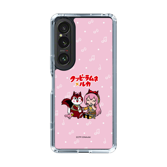 スリムプロテクションケース［ 初音ミク×クッピーラムネ - 巡音ルカ×ラム - デフォルメイラスト ］