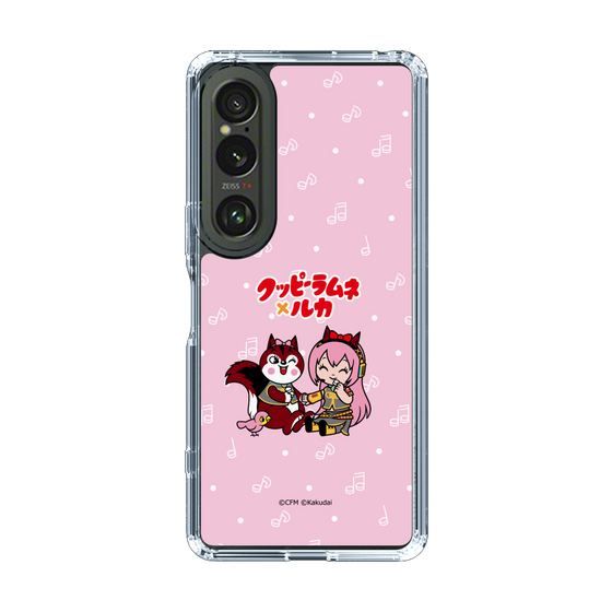 スリムプロテクションケース［ 初音ミク×クッピーラムネ - 巡音ルカ×ラム - デフォルメイラスト ］