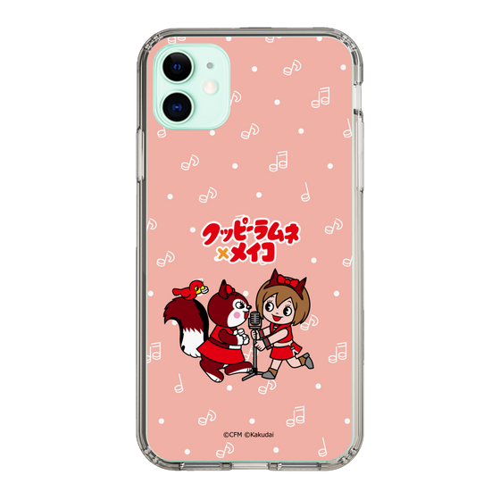 スリムプロテクションケース［ 初音ミク×クッピーラムネ - MEIKO×ラム - デフォルメイラスト ］