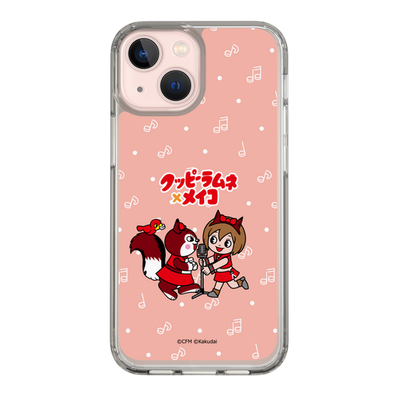 スリムプロテクションケース［ 初音ミク×クッピーラムネ - MEIKO×ラム - デフォルメイラスト ］