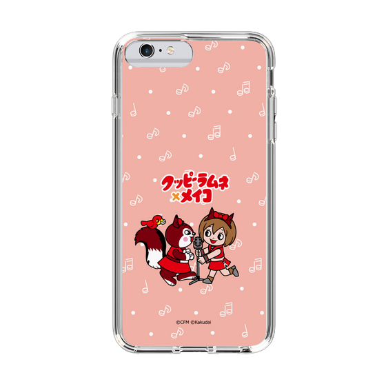 スリムプロテクションケース［ 初音ミク×クッピーラムネ - MEIKO×ラム - デフォルメイラスト ］