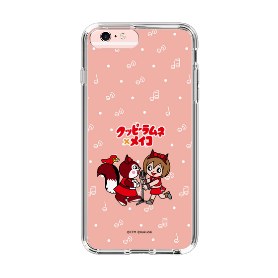 スリムプロテクションケース［ 初音ミク×クッピーラムネ - MEIKO×ラム - デフォルメイラスト ］