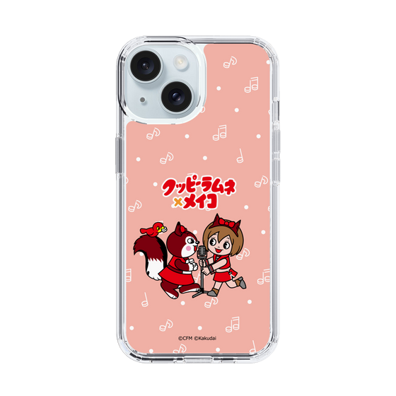 スリムプロテクションケース［ 初音ミク×クッピーラムネ - MEIKO×ラム - デフォルメイラスト ］