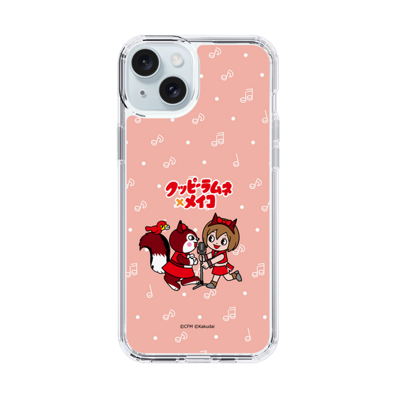 スリムプロテクションケース［ 初音ミク×クッピーラムネ - MEIKO×ラム - デフォルメイラスト ］