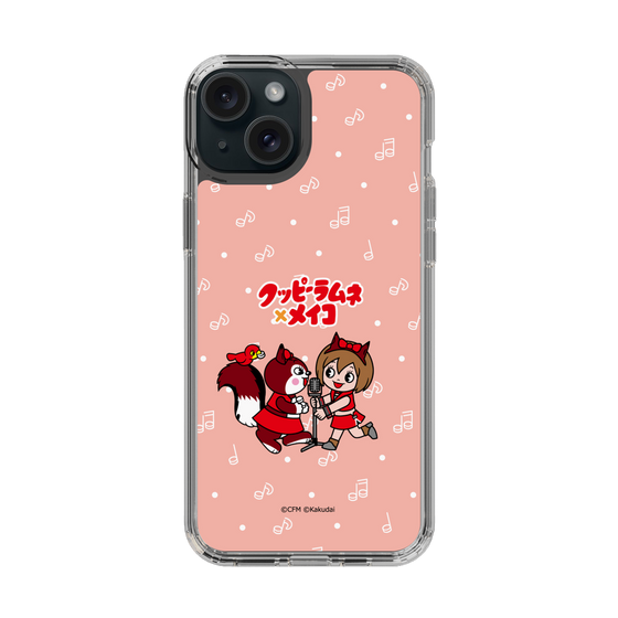 スリムプロテクションケース［ 初音ミク×クッピーラムネ - MEIKO×ラム - デフォルメイラスト ］