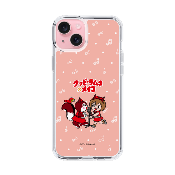 スリムプロテクションケース［ 初音ミク×クッピーラムネ - MEIKO×ラム - デフォルメイラスト ］