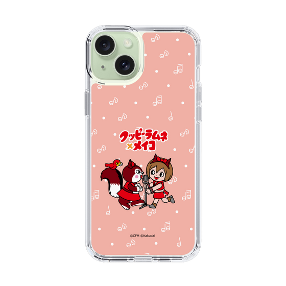スリムプロテクションケース［ 初音ミク×クッピーラムネ - MEIKO×ラム - デフォルメイラスト ］