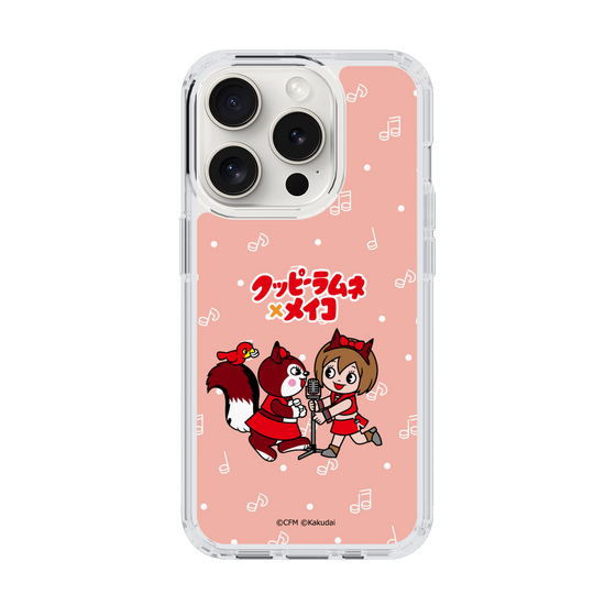スリムプロテクションケース［ 初音ミク×クッピーラムネ - MEIKO×ラム - デフォルメイラスト ］