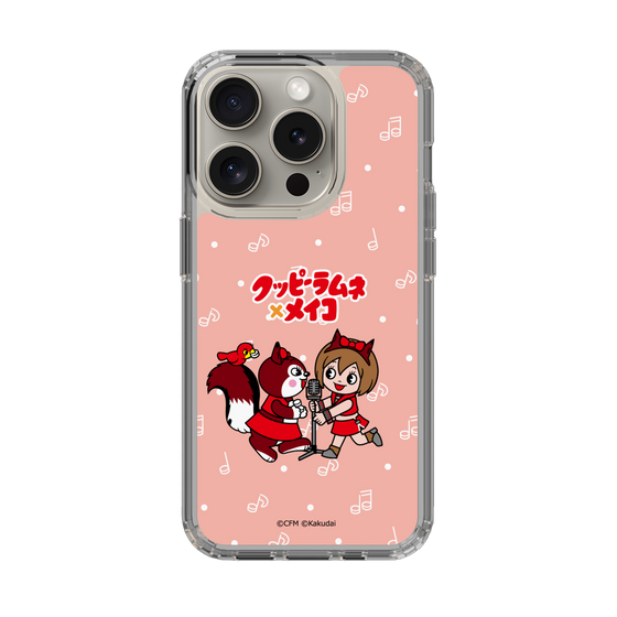 スリムプロテクションケース［ 初音ミク×クッピーラムネ - MEIKO×ラム - デフォルメイラスト ］