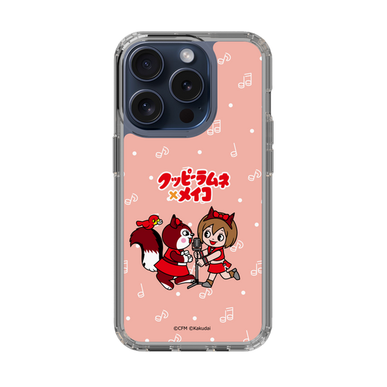 スリムプロテクションケース［ 初音ミク×クッピーラムネ - MEIKO×ラム - デフォルメイラスト ］
