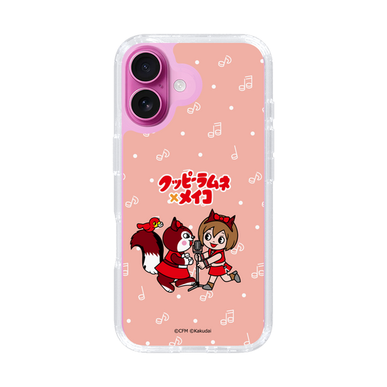 スリムプロテクションケース［ 初音ミク×クッピーラムネ - MEIKO×ラム - デフォルメイラスト ］