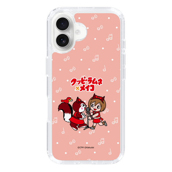 スリムプロテクションケース［ 初音ミク×クッピーラムネ - MEIKO×ラム - デフォルメイラスト ］