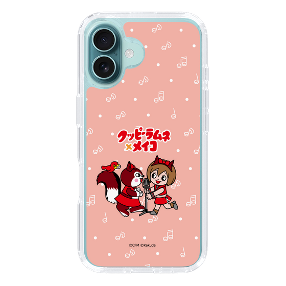 スリムプロテクションケース［ 初音ミク×クッピーラムネ - MEIKO×ラム - デフォルメイラスト ］