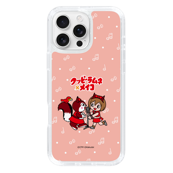 スリムプロテクションケース［ 初音ミク×クッピーラムネ - MEIKO×ラム - デフォルメイラスト ］