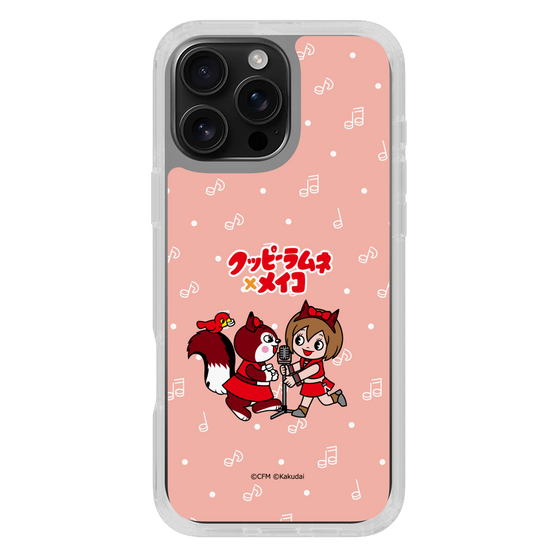 スリムプロテクションケース［ 初音ミク×クッピーラムネ - MEIKO×ラム - デフォルメイラスト ］