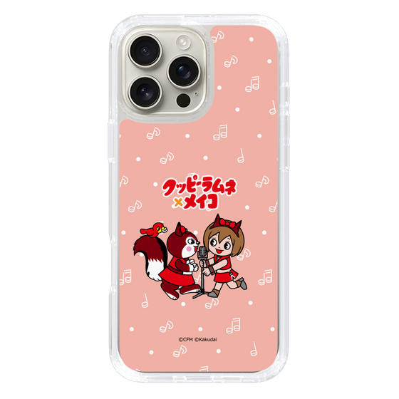 スリムプロテクションケース［ 初音ミク×クッピーラムネ - MEIKO×ラム - デフォルメイラスト ］