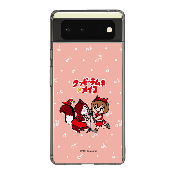 スリムプロテクションケース［ 初音ミク×クッピーラムネ - MEIKO×ラム - デフォルメイラスト ］