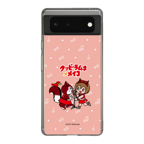 スリムプロテクションケース［ 初音ミク×クッピーラムネ - MEIKO×ラム - デフォルメイラスト ］