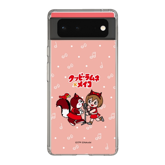 スリムプロテクションケース［ 初音ミク×クッピーラムネ - MEIKO×ラム - デフォルメイラスト ］