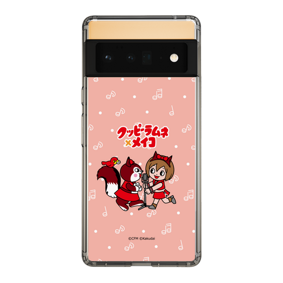 スリムプロテクションケース［ 初音ミク×クッピーラムネ - MEIKO×ラム - デフォルメイラスト ］
