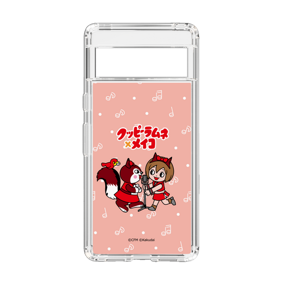 スリムプロテクションケース［ 初音ミク×クッピーラムネ - MEIKO×ラム - デフォルメイラスト ］