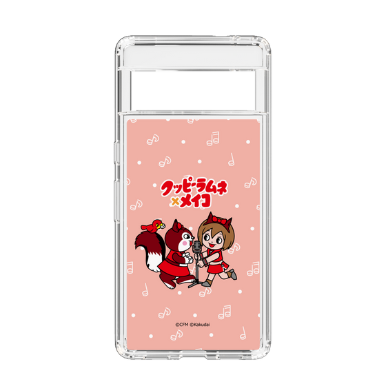 スリムプロテクションケース［ 初音ミク×クッピーラムネ - MEIKO×ラム - デフォルメイラスト ］