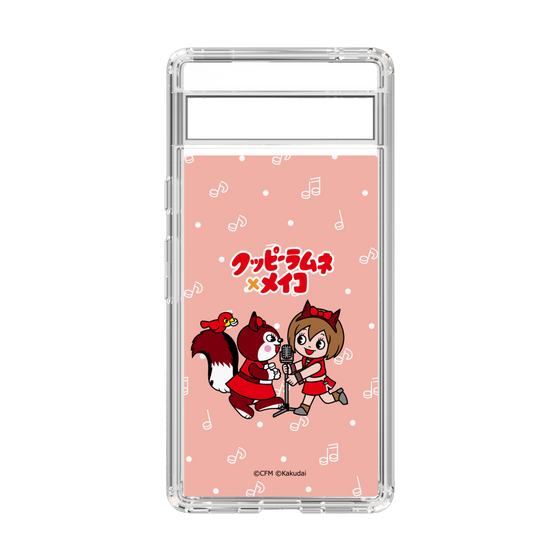 スリムプロテクションケース［ 初音ミク×クッピーラムネ - MEIKO×ラム - デフォルメイラスト ］