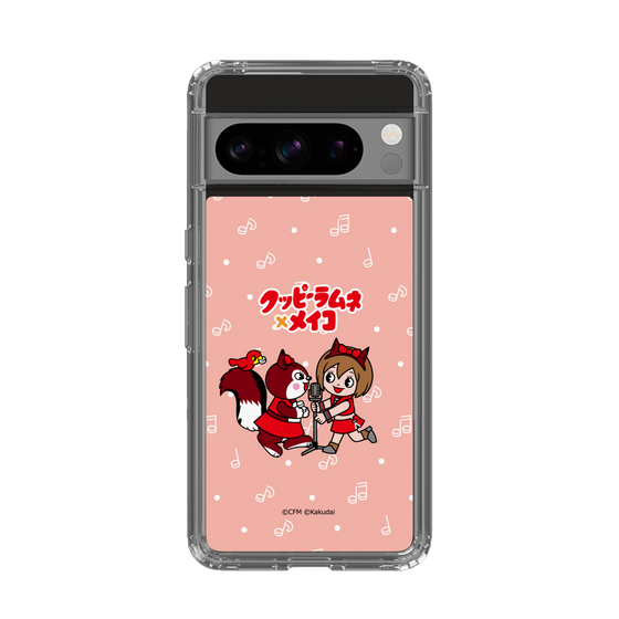 スリムプロテクションケース［ 初音ミク×クッピーラムネ - MEIKO×ラム - デフォルメイラスト ］