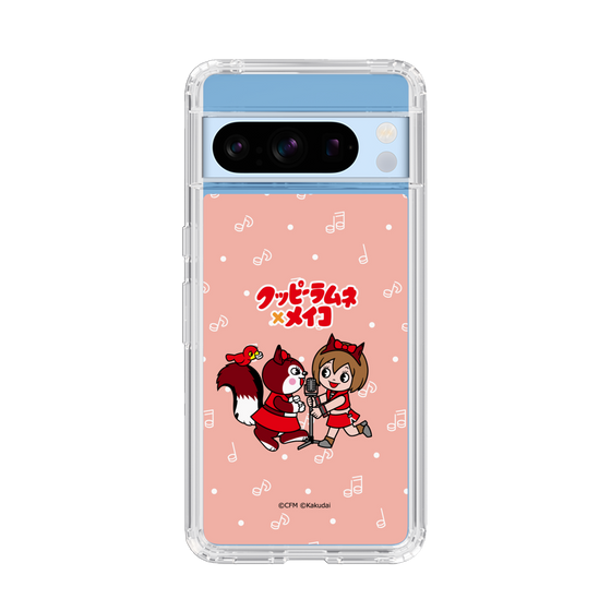 スリムプロテクションケース［ 初音ミク×クッピーラムネ - MEIKO×ラム - デフォルメイラスト ］