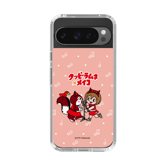 スリムプロテクションケース［ 初音ミク×クッピーラムネ - MEIKO×ラム - デフォルメイラスト ］