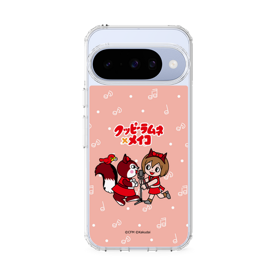 スリムプロテクションケース［ 初音ミク×クッピーラムネ - MEIKO×ラム - デフォルメイラスト ］