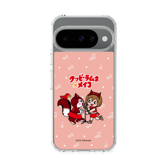 スリムプロテクションケース［ 初音ミク×クッピーラムネ - MEIKO×ラム - デフォルメイラスト ］