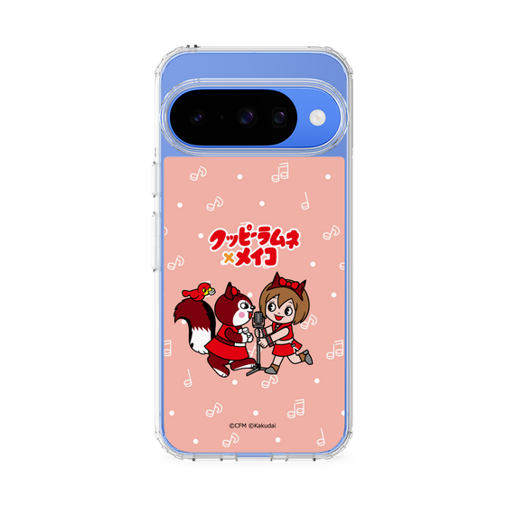 スリムプロテクションケース［ 初音ミク×クッピーラムネ - MEIKO×ラム - デフォルメイラスト ］