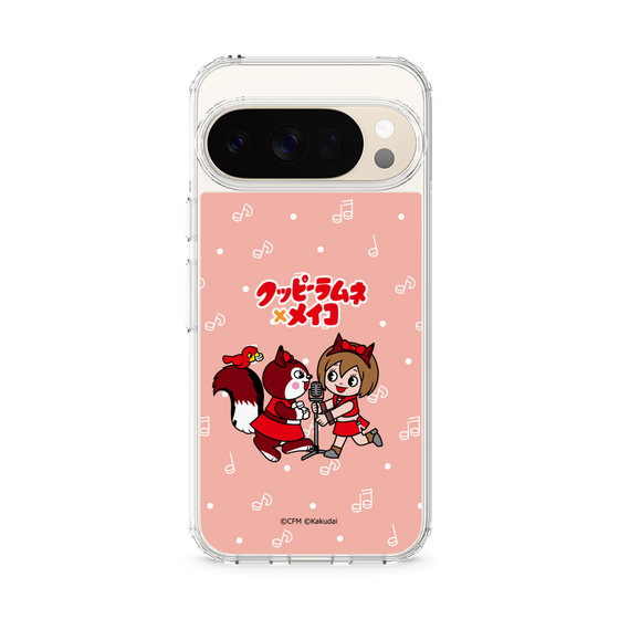 スリムプロテクションケース［ 初音ミク×クッピーラムネ - MEIKO×ラム - デフォルメイラスト ］