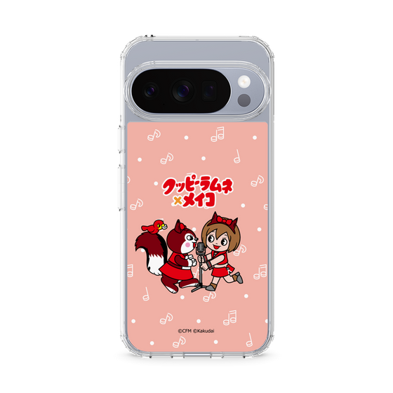 スリムプロテクションケース［ 初音ミク×クッピーラムネ - MEIKO×ラム - デフォルメイラスト ］