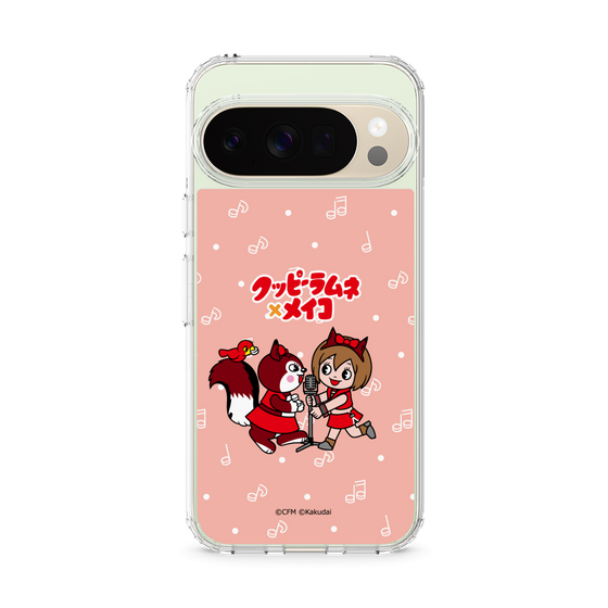 スリムプロテクションケース［ 初音ミク×クッピーラムネ - MEIKO×ラム - デフォルメイラスト ］