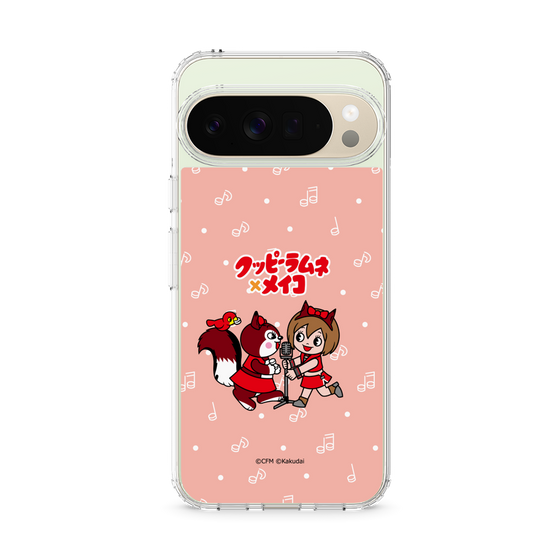 スリムプロテクションケース［ 初音ミク×クッピーラムネ - MEIKO×ラム - デフォルメイラスト ］