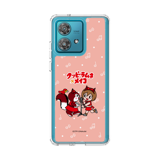 スリムプロテクションケース［ 初音ミク×クッピーラムネ - MEIKO×ラム - デフォルメイラスト ］