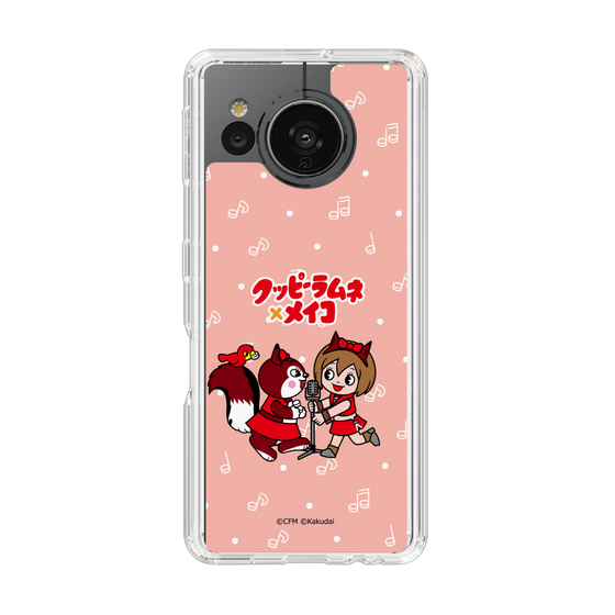 スリムプロテクションケース［ 初音ミク×クッピーラムネ - MEIKO×ラム - デフォルメイラスト ］