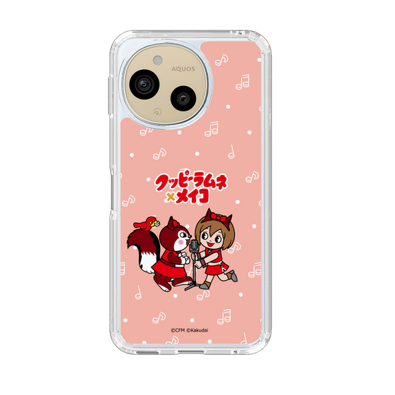 スリムプロテクションケース［ 初音ミク×クッピーラムネ - MEIKO×ラム - デフォルメイラスト ］