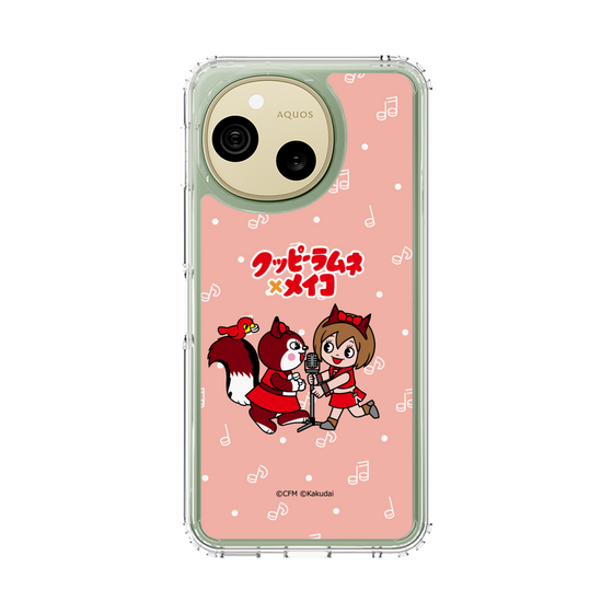 スリムプロテクションケース［ 初音ミク×クッピーラムネ - MEIKO×ラム - デフォルメイラスト ］