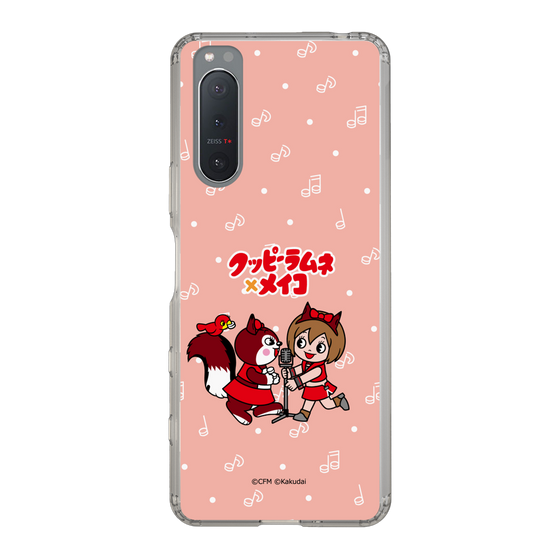 スリムプロテクションケース［ 初音ミク×クッピーラムネ - MEIKO×ラム - デフォルメイラスト ］
