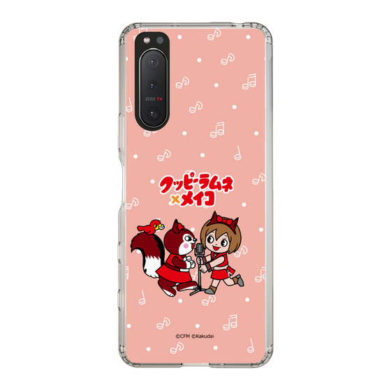 スリムプロテクションケース［ 初音ミク×クッピーラムネ - MEIKO×ラム - デフォルメイラスト ］