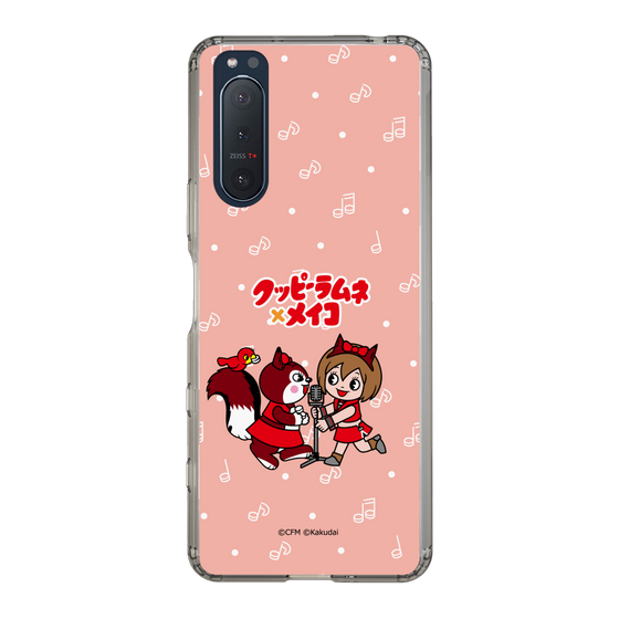 スリムプロテクションケース［ 初音ミク×クッピーラムネ - MEIKO×ラム - デフォルメイラスト ］