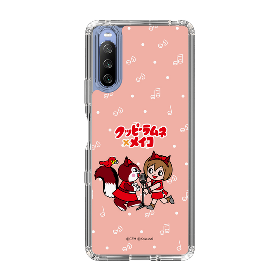 スリムプロテクションケース［ 初音ミク×クッピーラムネ - MEIKO×ラム - デフォルメイラスト ］