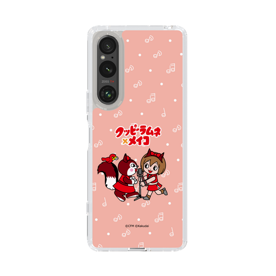 スリムプロテクションケース［ 初音ミク×クッピーラムネ - MEIKO×ラム - デフォルメイラスト ］