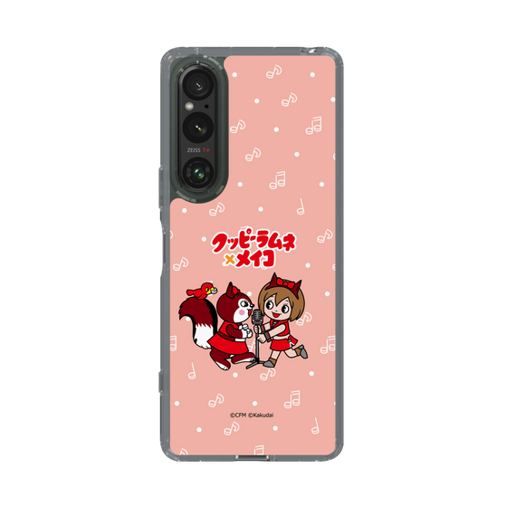 スリムプロテクションケース［ 初音ミク×クッピーラムネ - MEIKO×ラム - デフォルメイラスト ］