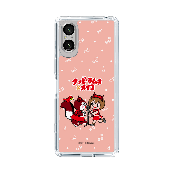 スリムプロテクションケース［ 初音ミク×クッピーラムネ - MEIKO×ラム - デフォルメイラスト ］